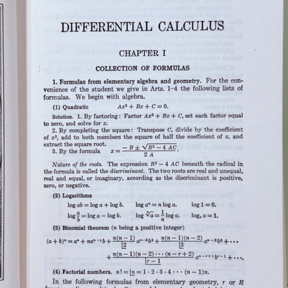 Elements Of The Differential & Integral Calculus Revised Edition (1957) - Picture 6 of 12